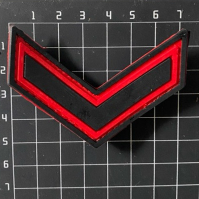 patch rubber pangkat serda tempelan karet perekat kretekan karet
