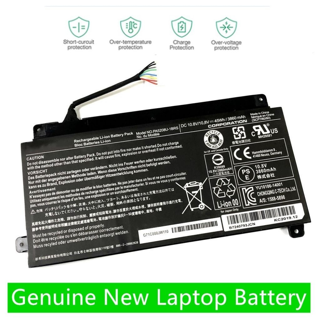 Baterai Toshiba Satellite E45 E45W P55W ChromeBook CB35-B