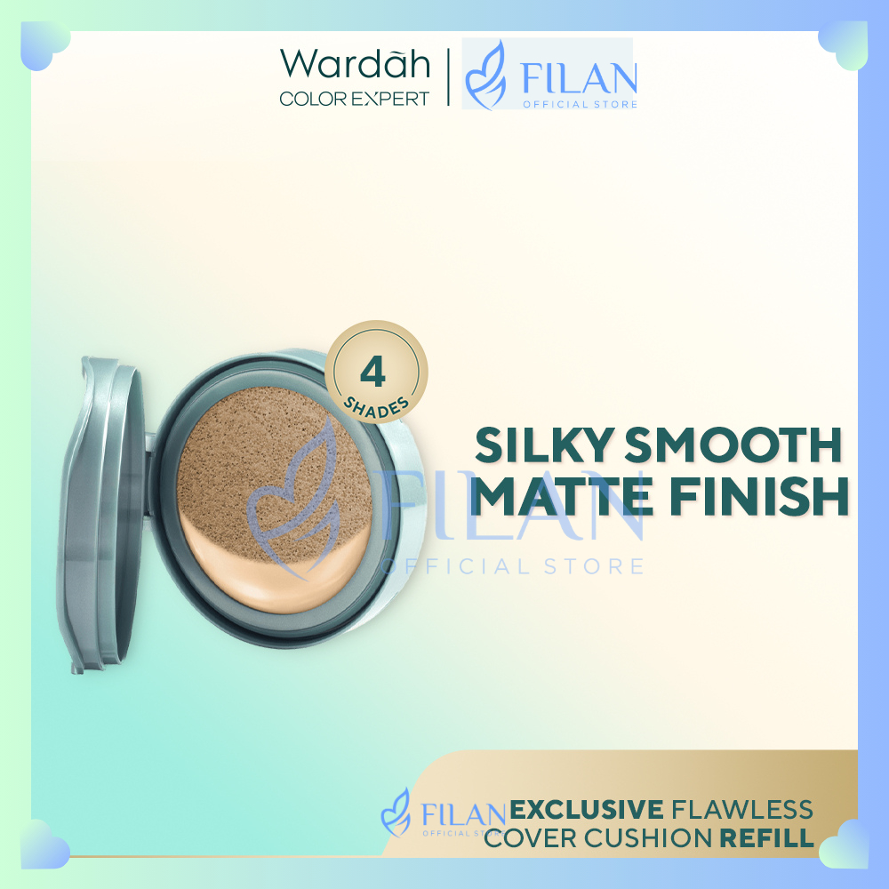 WARDAH Refill Exclusive Flawless Cover Cushion 15gr (Isi Ulang)