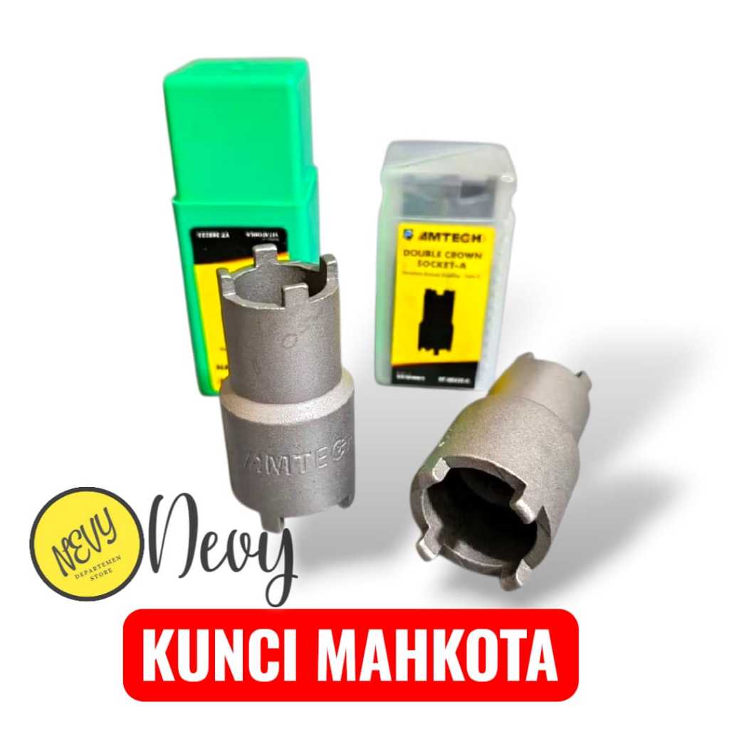 Amtech Treker Kunci Mahkota - Double Crown Socket A 25-30mm