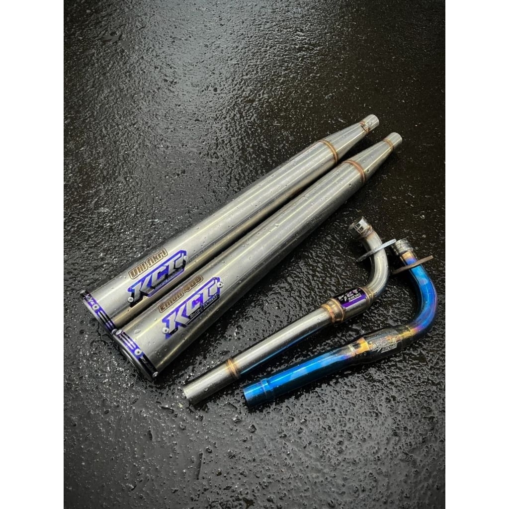 KNALPOT STANDAR RACING HONDA WIN100 ORIGINAL KCT