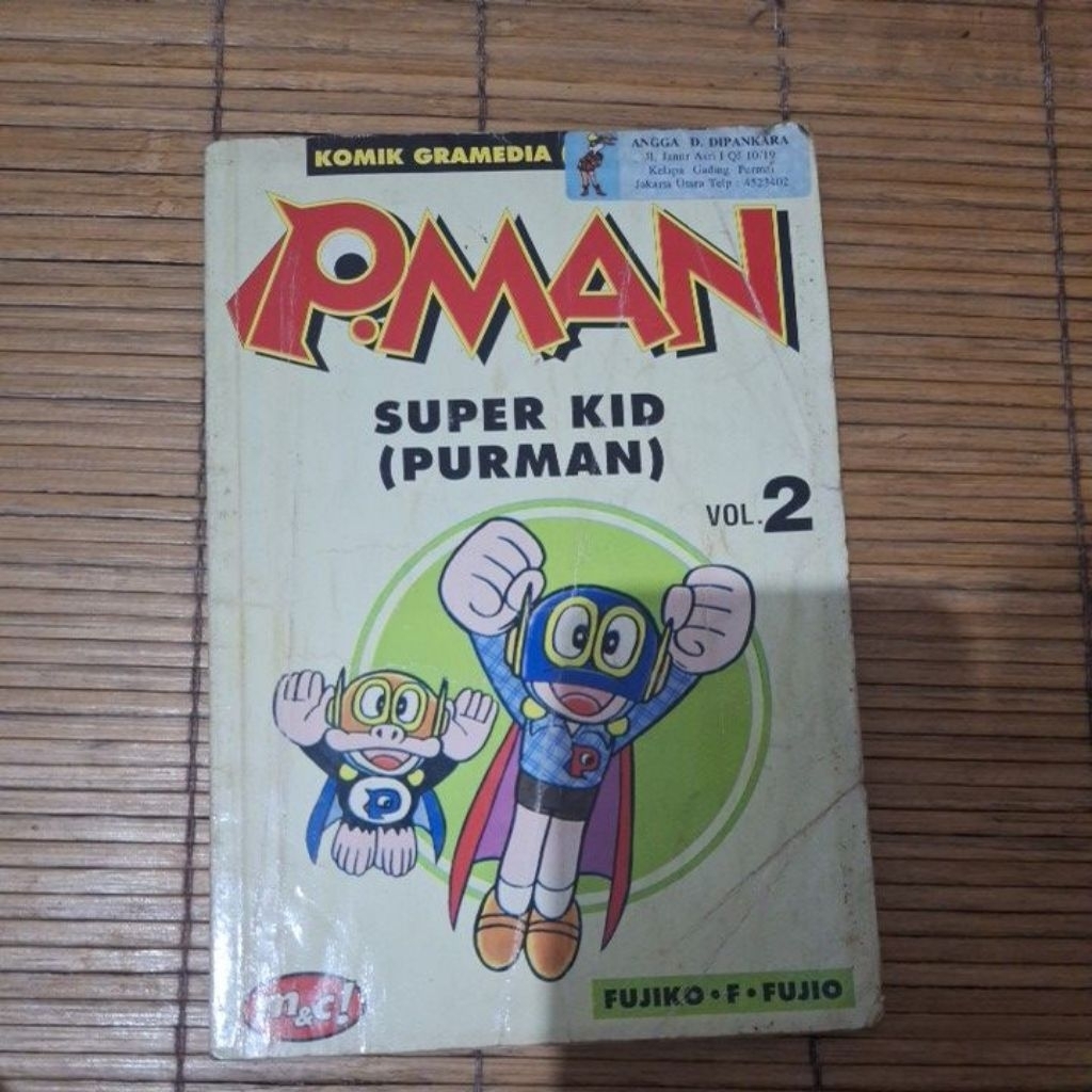 Komik P.Man (Purman) Super Kid By Fujiko F Fujio Vol 2 (Preloved)