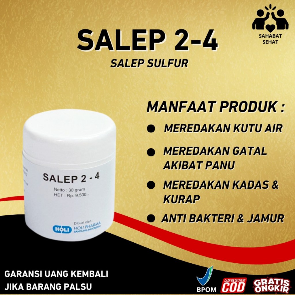Salep 2-4 Salep Holi Salep Belerang Atasi Kulit Gatal Panu Kadas Kurap Kutu Air Dan Scabies Aman Dar