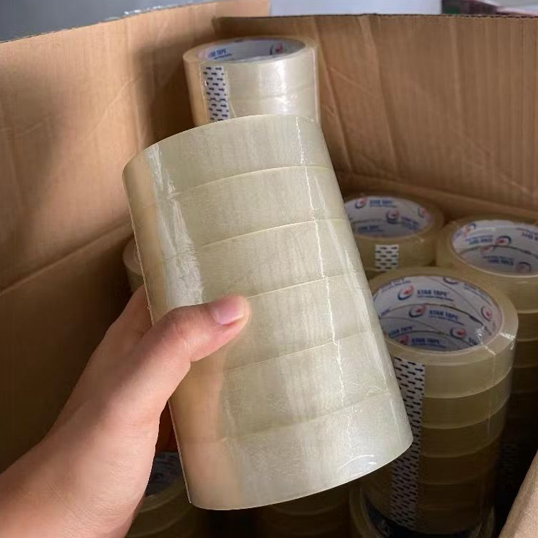 Isolasi Bening 24mm x 72 Yard - 1 Slop Isi 6 Pcs/Roll - Lakban bening 24 mm - lakban pekanbaru - pac