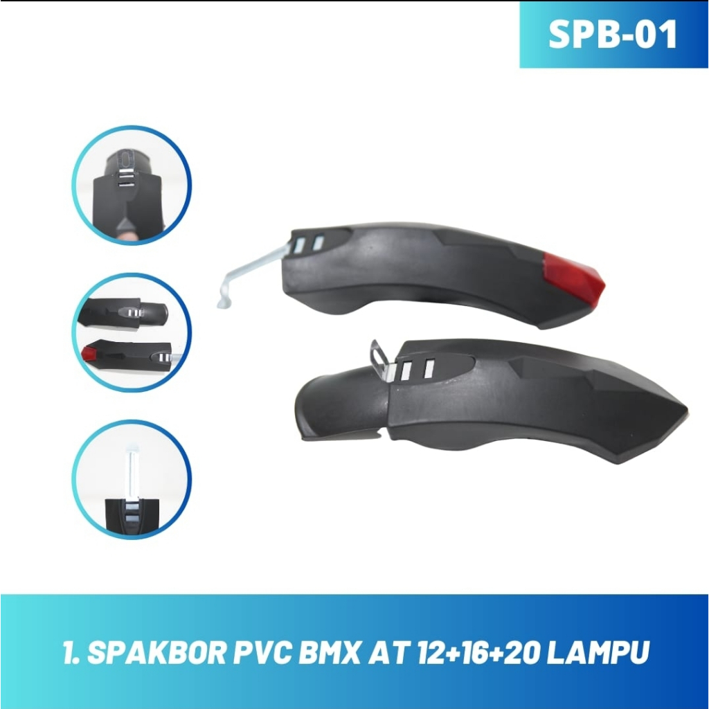 Spakbor Sepeda Anak BMX 12-18" Bahan Tebal dan Tahan Lama