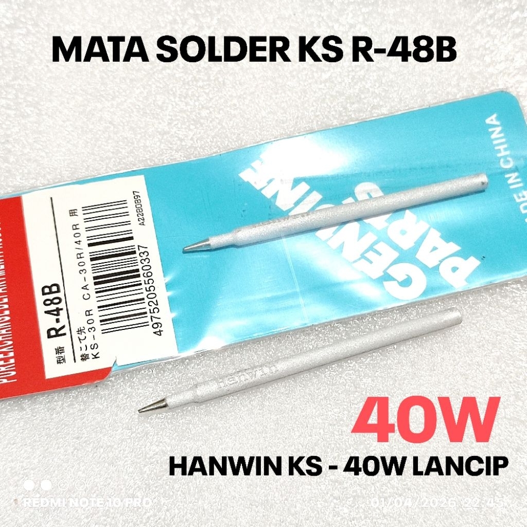 MATA SOLDER 40W 40WATT HANWIN LANCIP BAGUS