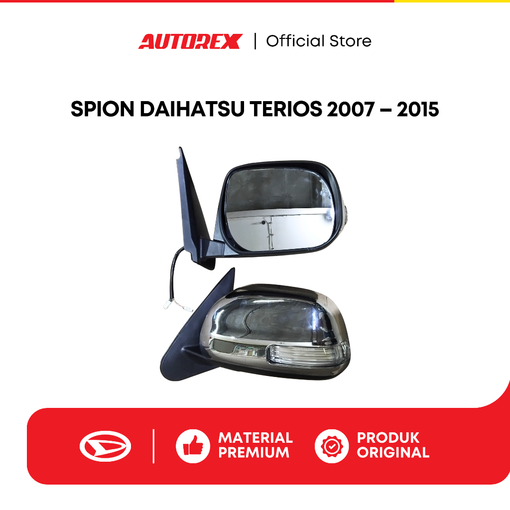 Spion Daihatsu Terios 2007–2015 – Kaca Spion Mobil Kiri / Kanan – PNP