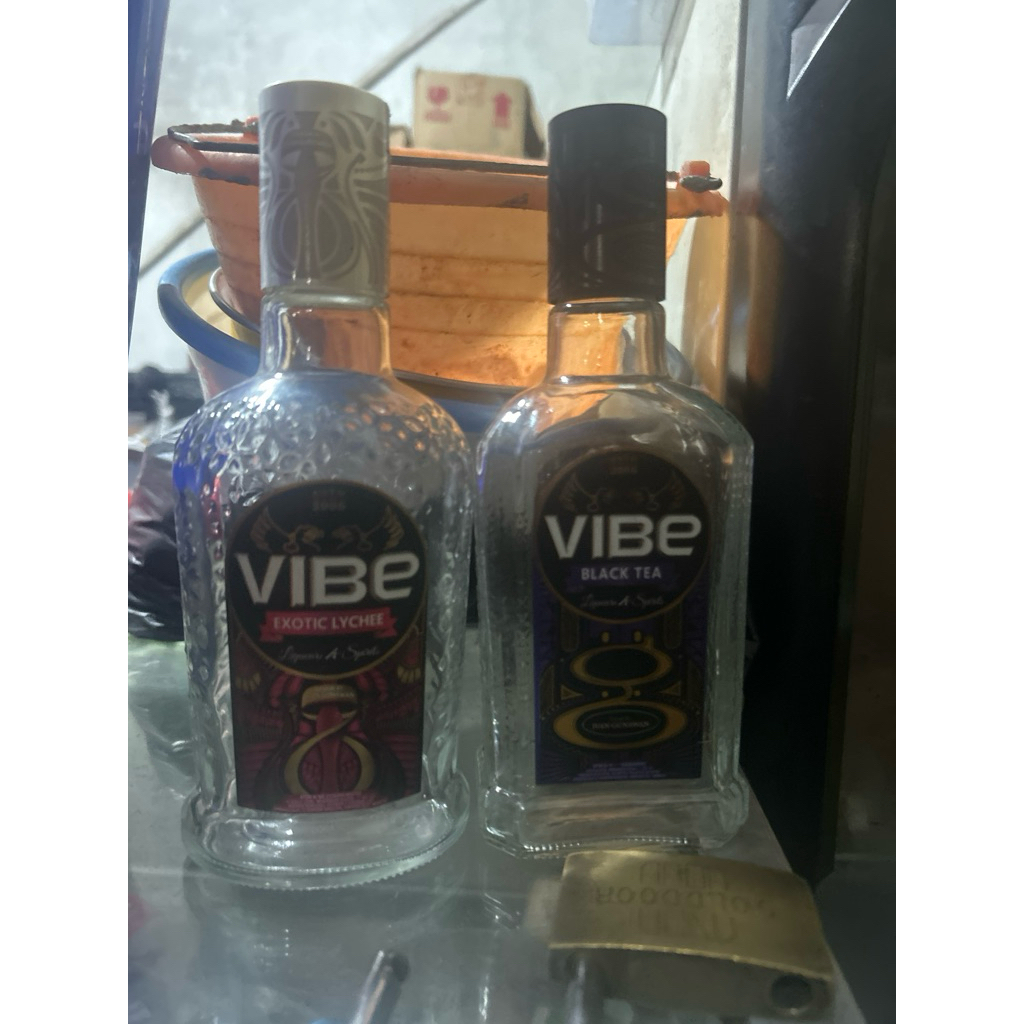 botol vibe leci/blacktea mini