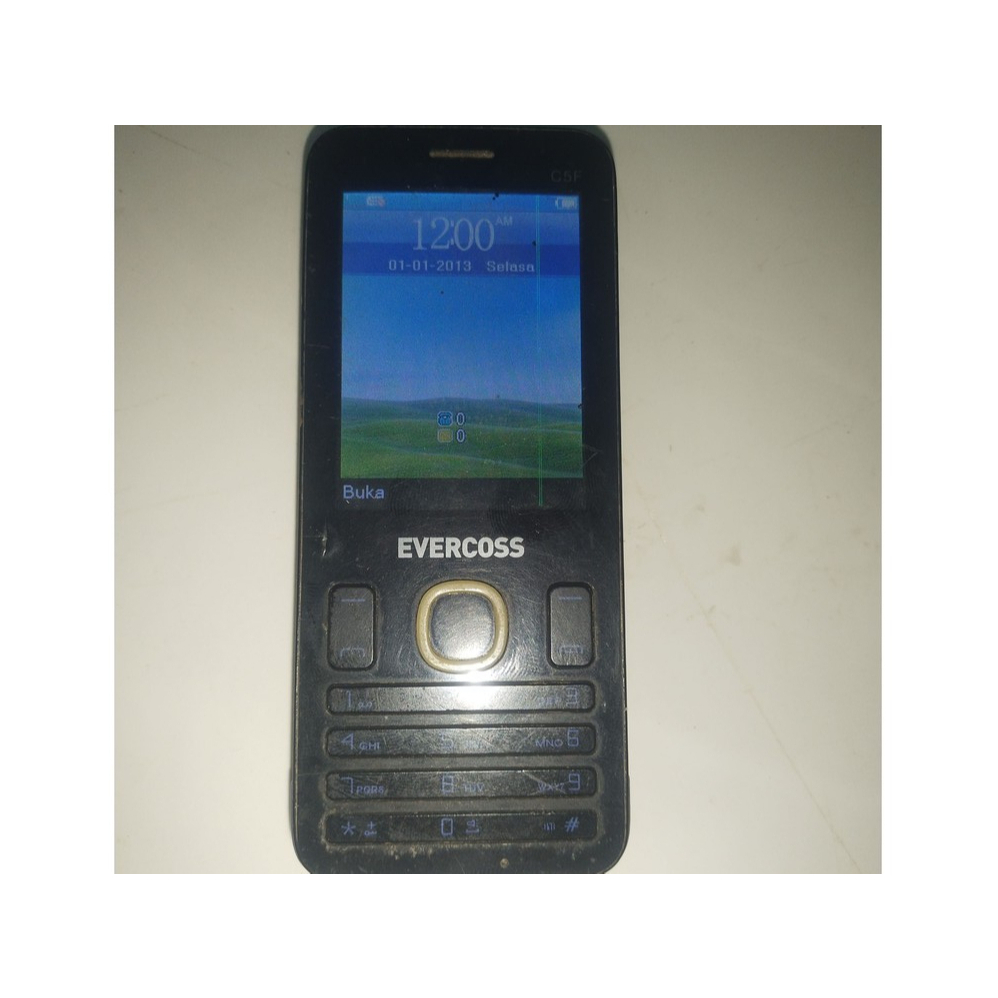 EVERCOSS C5F SECOND, HP JADUL DUAL SIM - RADIO FM - MICRO SD - MUSIC - CAMERA