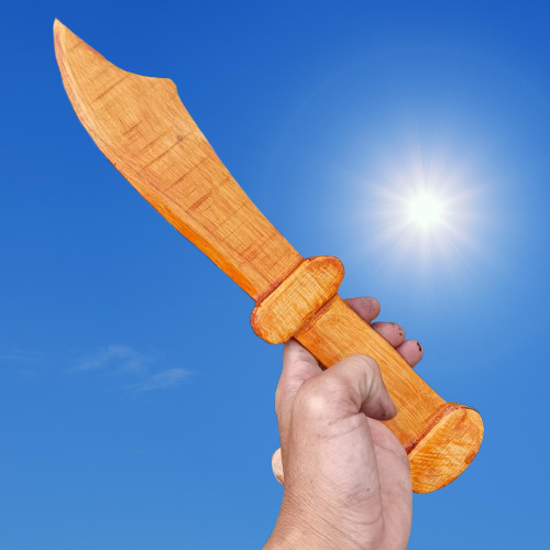 Pisau Badik Kayu Alat Untuk Latihan Olahraga Silat Beladiri