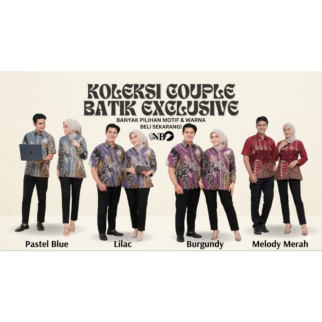 Batik Alisan couple M L XL XXL Atasan Blouse terlaris