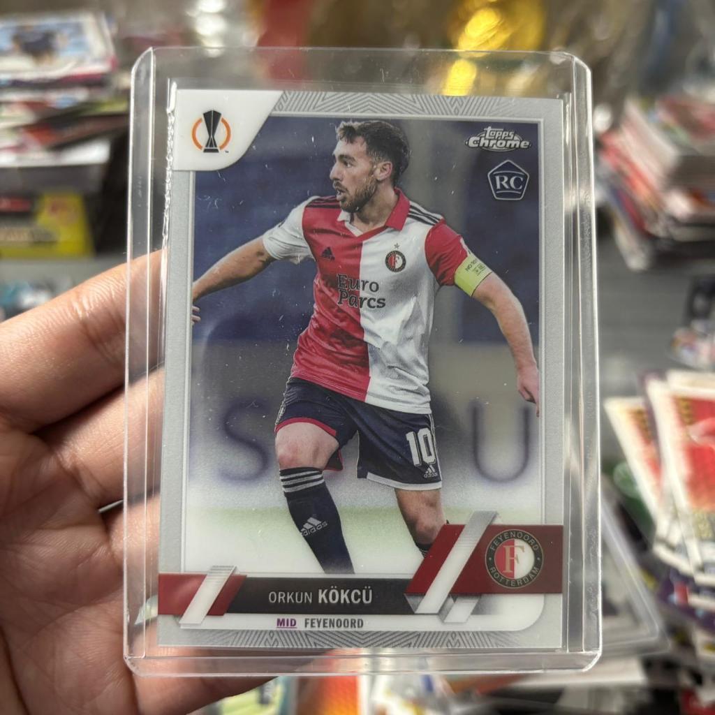 Kartu Bola Orkun Kokcu Feyenoord Topps Original