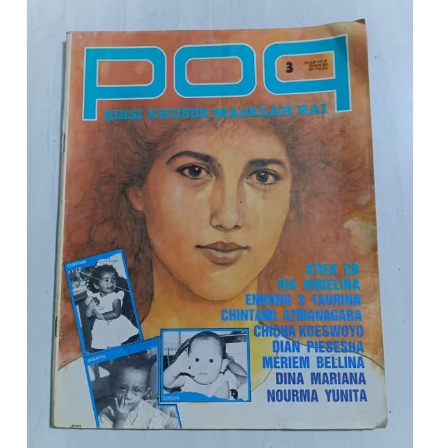 Majalah Pop Edisi Khusus Th.85 (Berisi Artikel & Pin Up Artis) / Mel Shandy, Meriam Bellina, Dian Pi