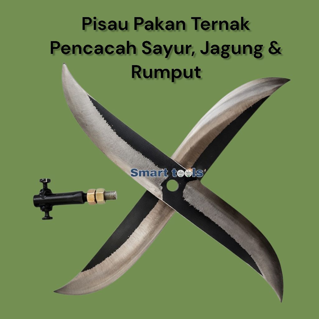 pisau cacah rumput pakan ternak potong alang pisau cacah rumput chopper baja hss