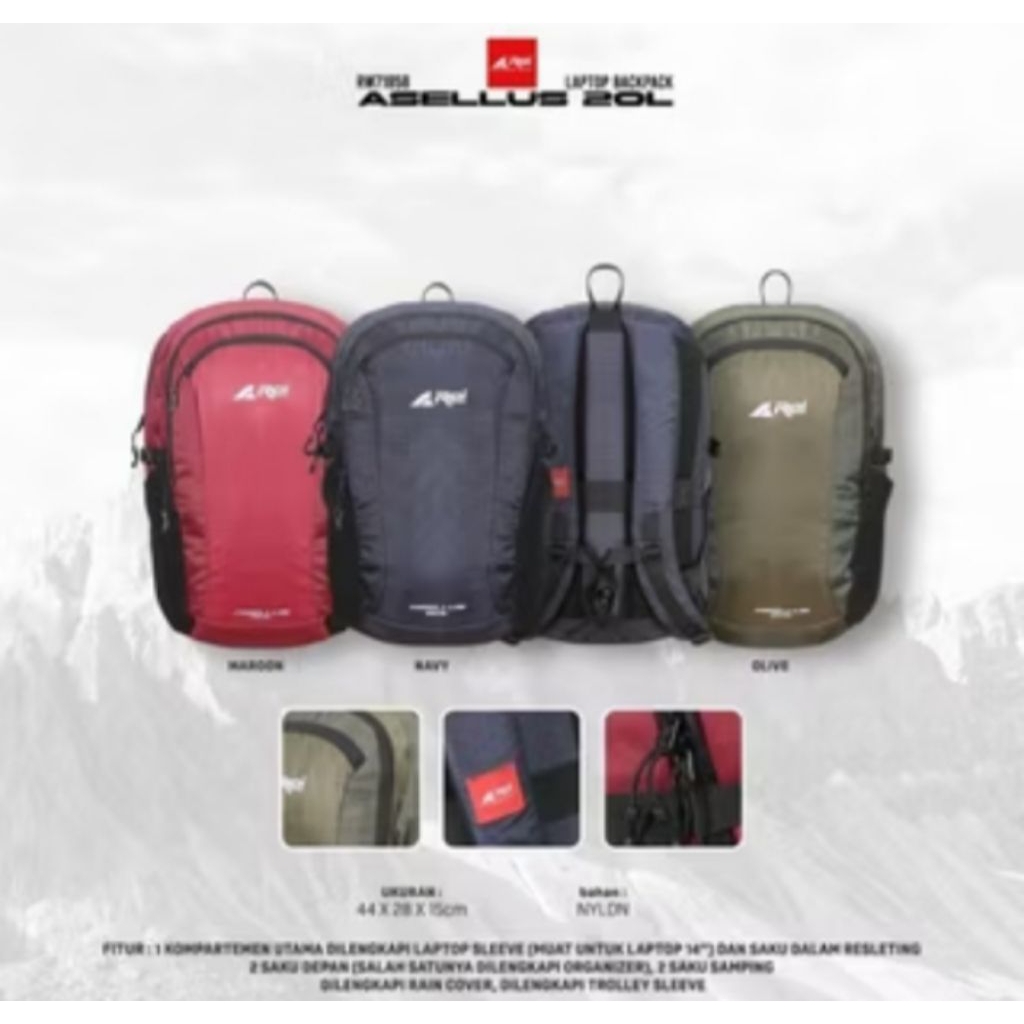TAS RANSEL REI ASELLUS 20L
