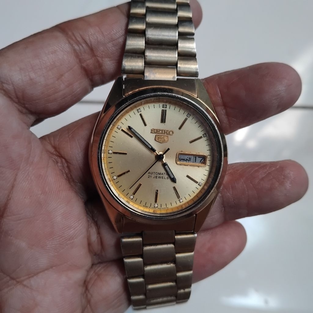 SEIKO GOLD, S4 Original, jam automatic mati/off, untuk bahan arau sparepart