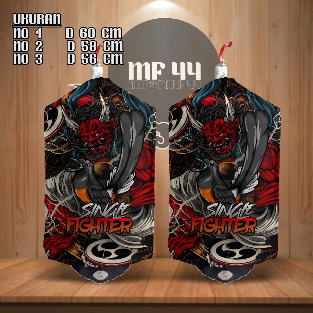 kerodong sangkar murai printing bisa custom