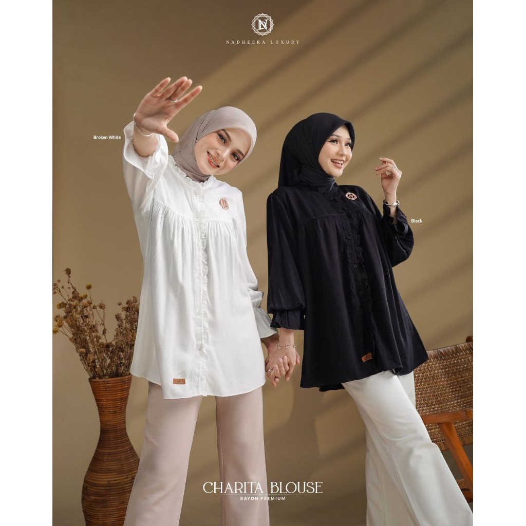 Charita Blouse By Nadheera Luxury | Blouse Rayon Premium
