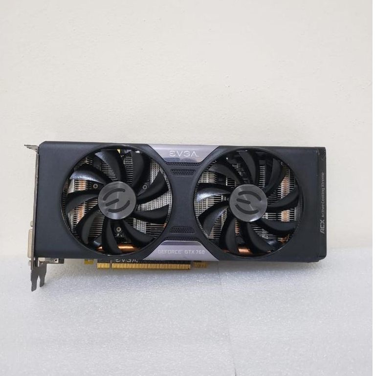 VGA NVIDIA GEFORCE GTX 760 EVGA ACTIVE COOLIMG XTREME 2GB DDR 5 256BIT