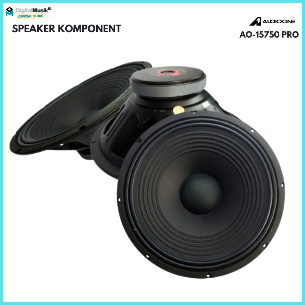 AUDIO ONE Speaker 15 inch AO-15750 PRO 8 Ohm 1000 Watt | Bass Dalam Sound System  Lapangan I DM