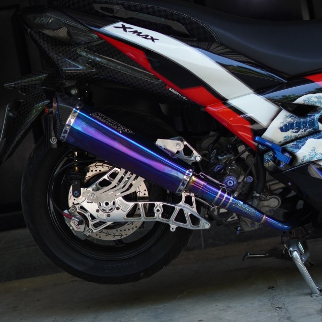Knalpot XMAX 250/300 cc, Knalpot Racing XMAX New Xmax Old Smoke Muffler