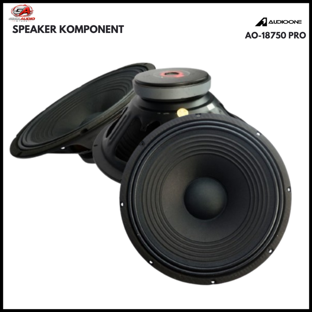Speaker Subwoofer 18 Inch AUDIO ONE AO-18750 PRO Original | 1500W Bass Dalam & Nendang I GIGA AUDIO