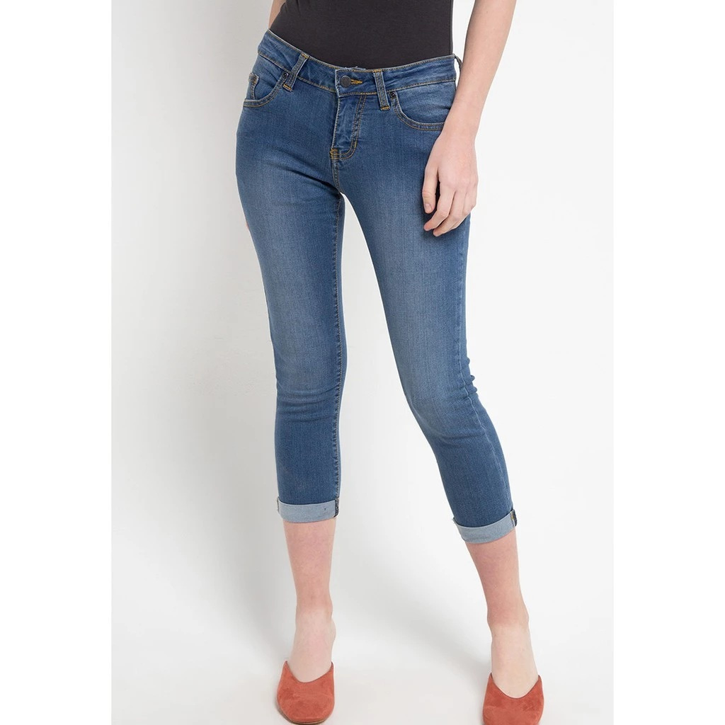 DUST ORIGINAL. 3345 CELANA SKINNY JEANS 7/8 WANITA. NEW WITH TAG