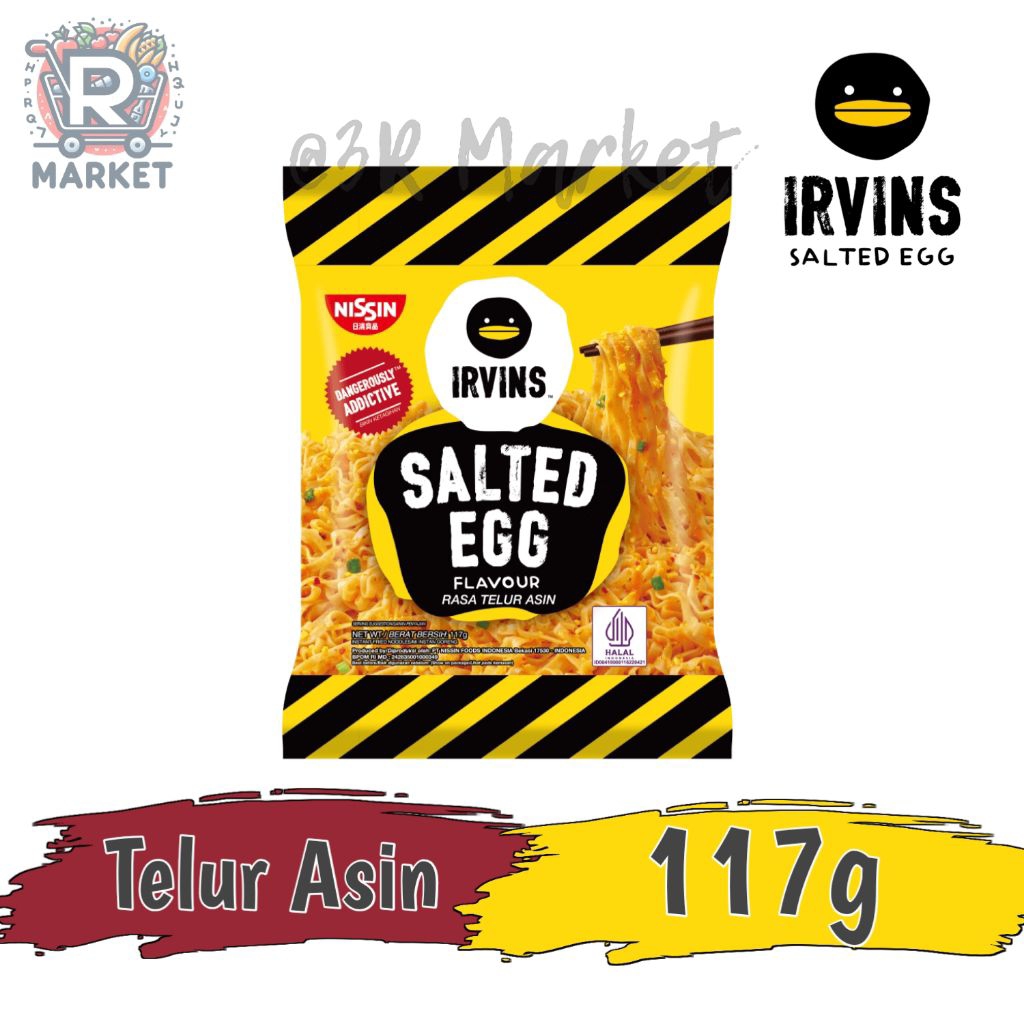 Irvins Salted Egg Flavour Instan Noodle / Irvins Rasa Telur Asin