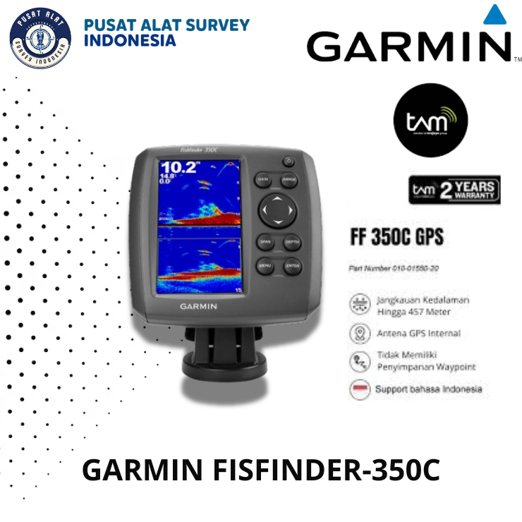 Garmin Fishfinder 350c  Bergaransi GPS Kapal