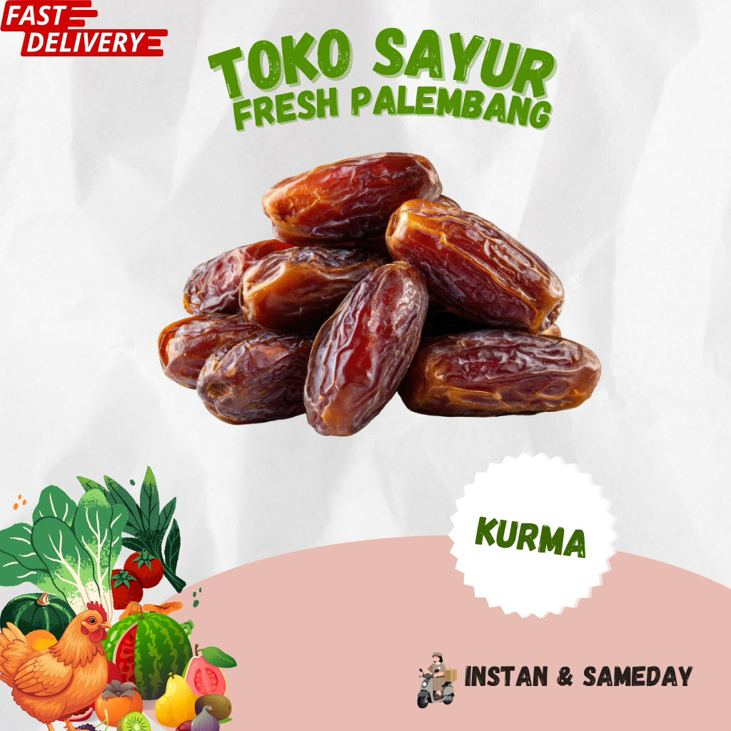 Kurma 1 kotak- Toko Sayur Fresh Palembang