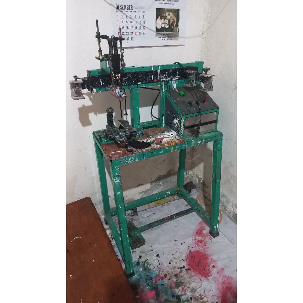 mesin sablon cup semi otomatis (bekas)