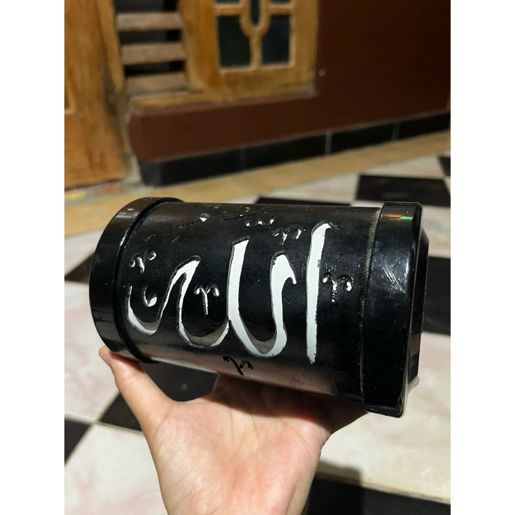 Lampu hias ukir dari paralon - lampu taman teras kerajinan tangan