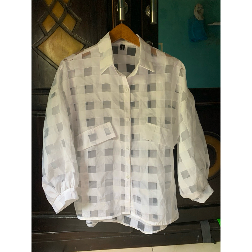 Preloved kemeja organza