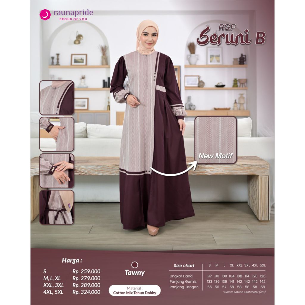 Gamis Raunapride Sarimbit Seruni B