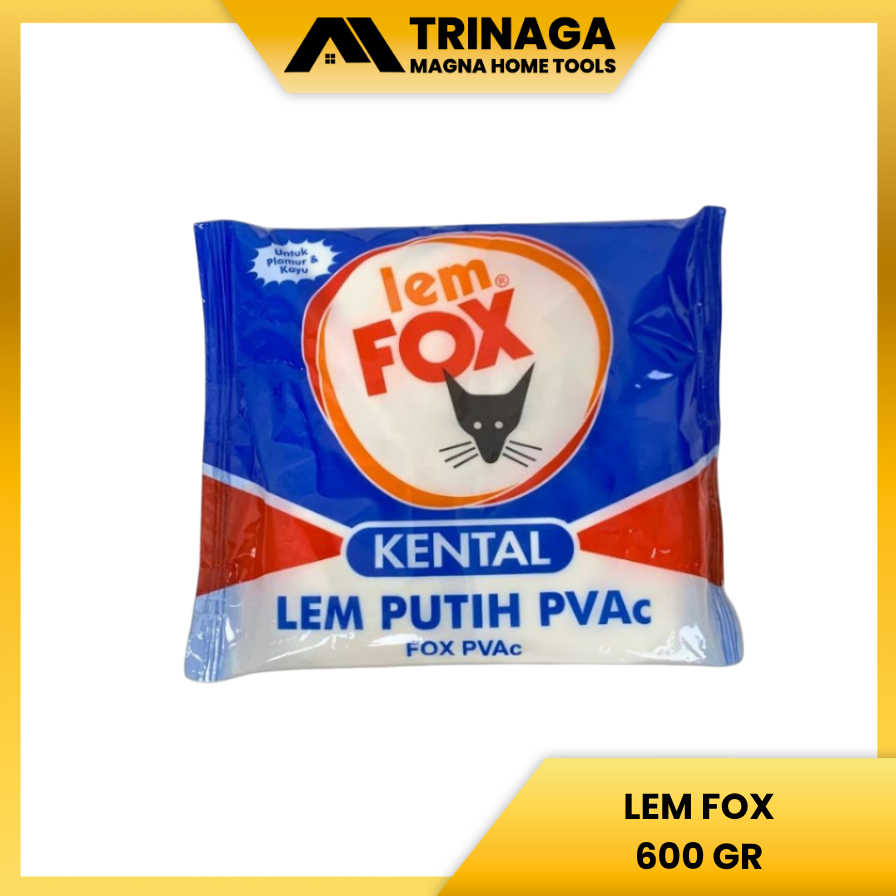 LEM KAYU TEMBOK PUTIH FOX 600GR