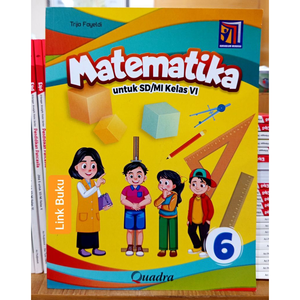 Buku Matematika Kelas 6 SD Kurikulum Merdeka Quadra