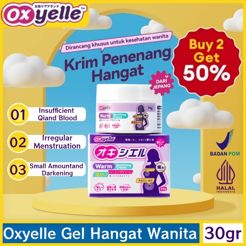 *COD ORl*Oxyelle Gel Hangat Wanita 30gr Oxyelle Gel Hangat Perut Rileks OxyelleGel Hangat Herbal Unt
