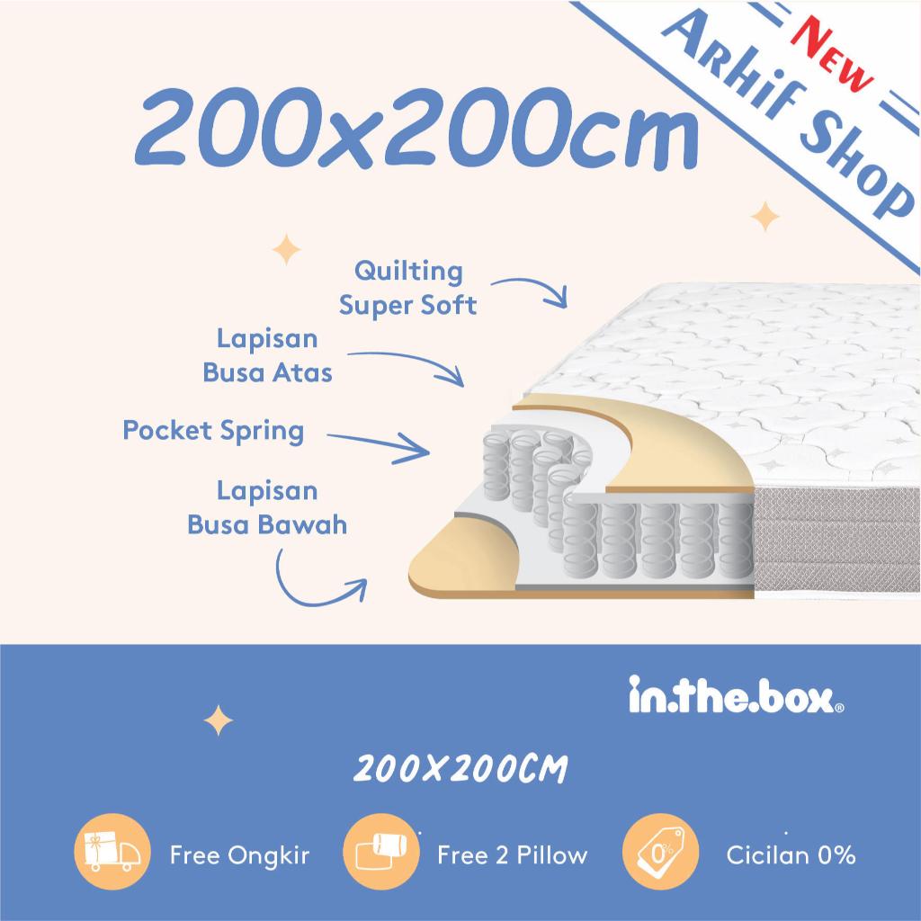 SPRING BED KASUR IN THE BOX inthebox 200x200 (Super King)