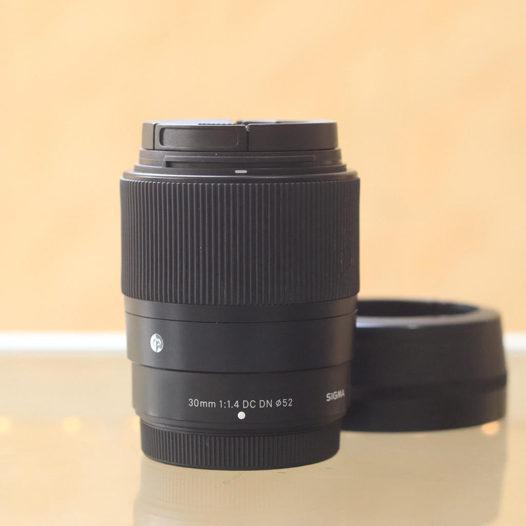 lensa sigma 30mm f1.4 for sony second