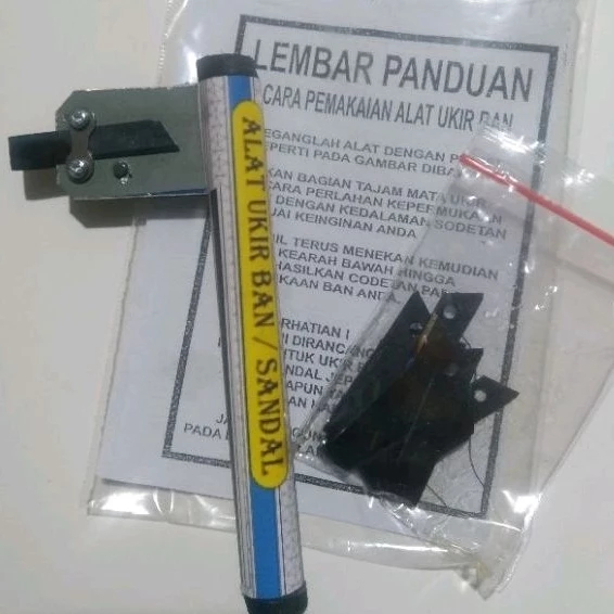Alat Codet Ban Plus 5 Pcs Mata Pisau / Alat Ukir Ban Motor