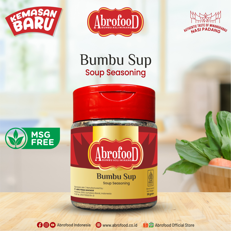 Bumbu Sup Abrofood Botol 30g - Pcs