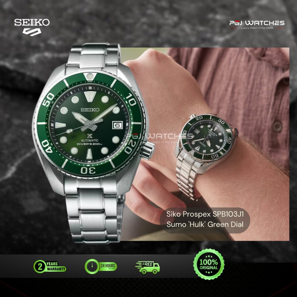 SEIKO Prospex Automatic Diver “Sumo” Hulk Green - SPB103J1