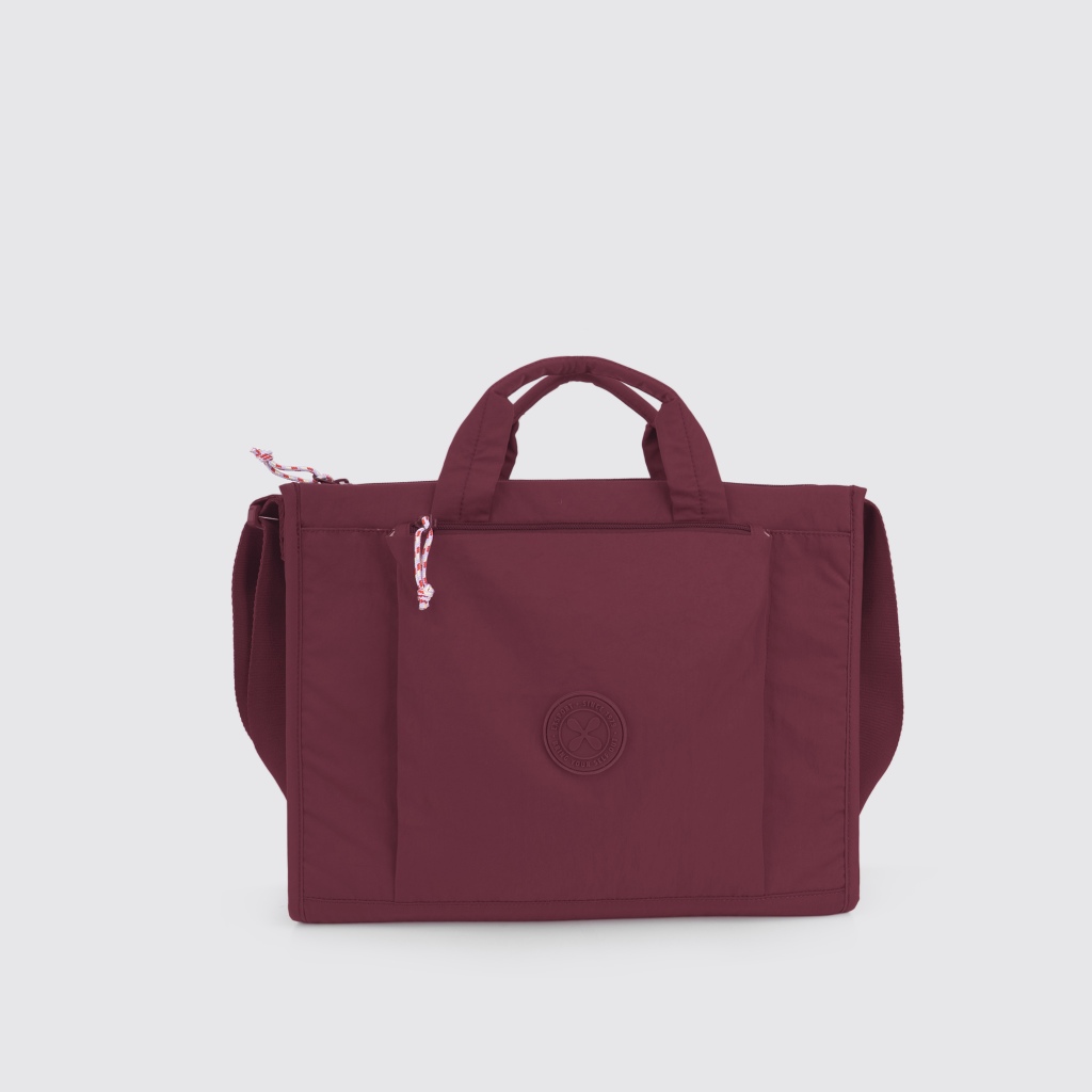 Exsport Learner Laptop Sling Bag, Burgundy