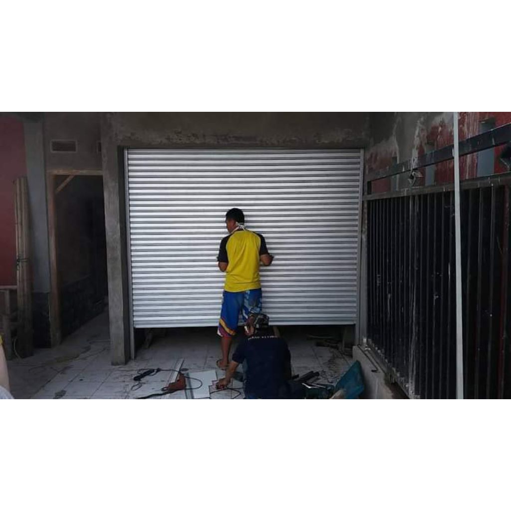 pintu pengaman ruko rolling door murah