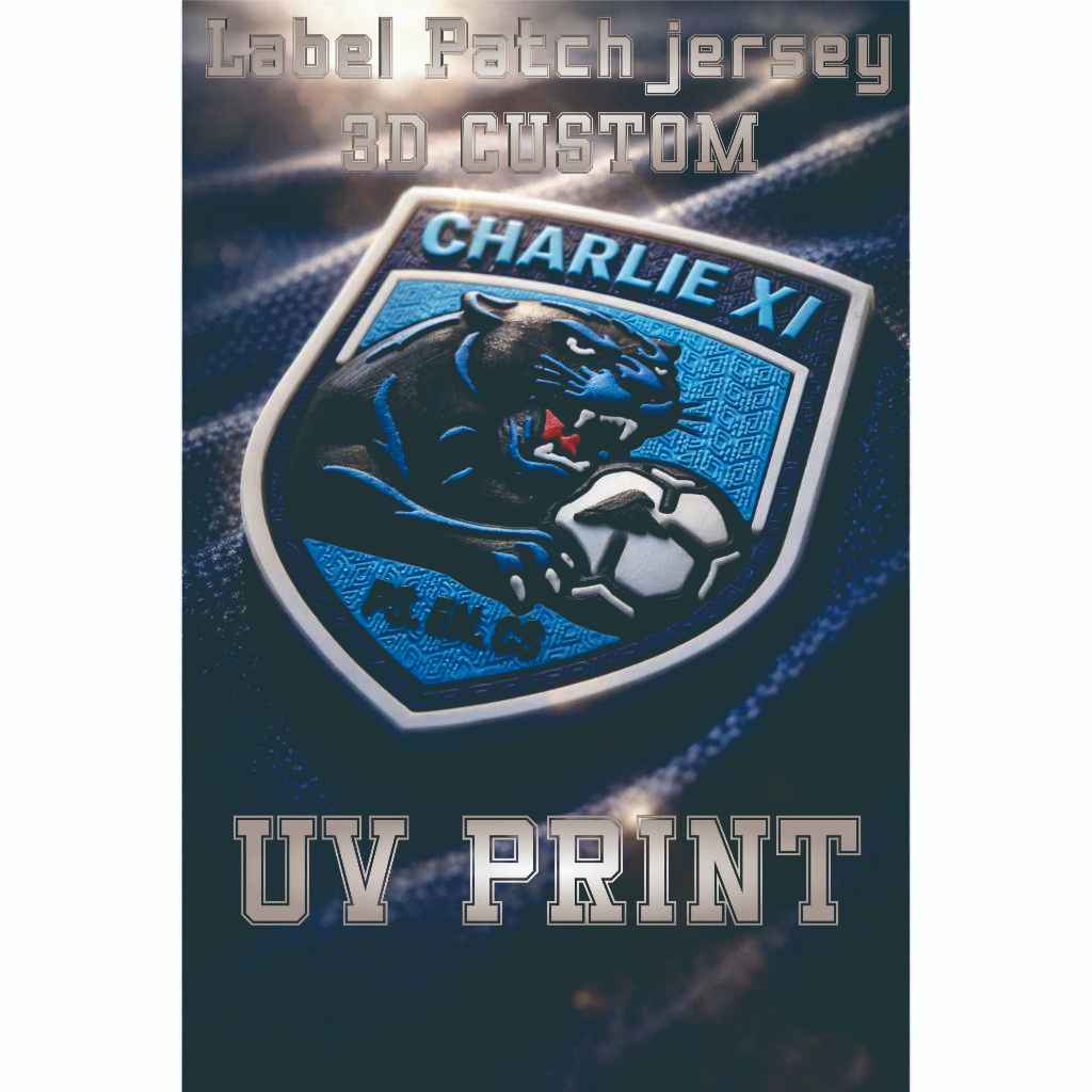 label patch custom desain bebas proses cepat buat beragam kebutuhan label patch jersey dan baju spor