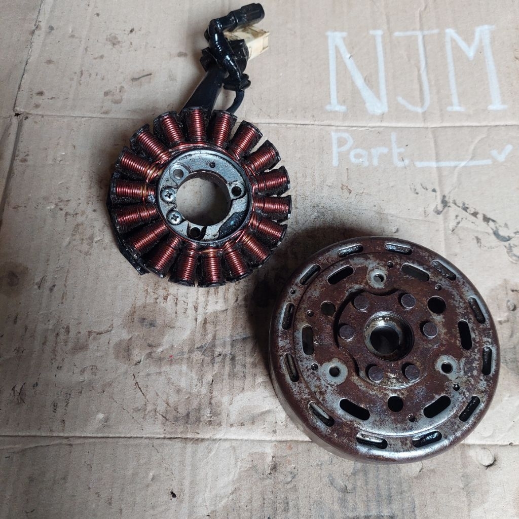 Spull Maghnit Acg Stater Yamaha Lexi 125 Pnp Aerox Old Original