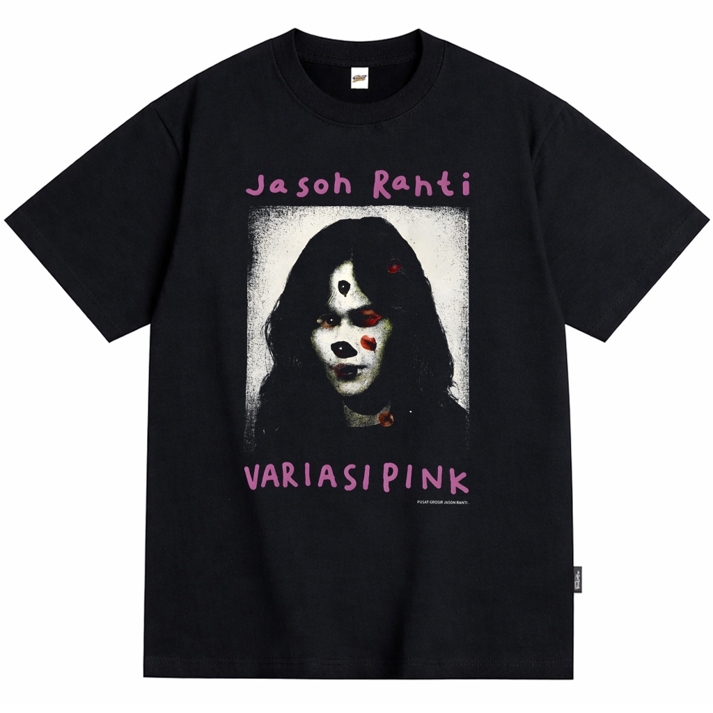 Kaos Band Jason Ranti Variasi Pink Bootleg Merchandise Premium