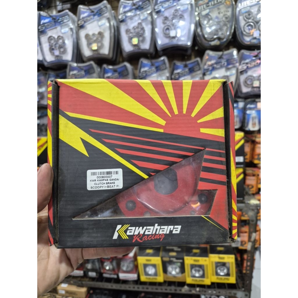 kampas ganda pulley CVT kawahara HONDA beat fi icon fi scoopy fi vario 110 fi led set tatakan per ka