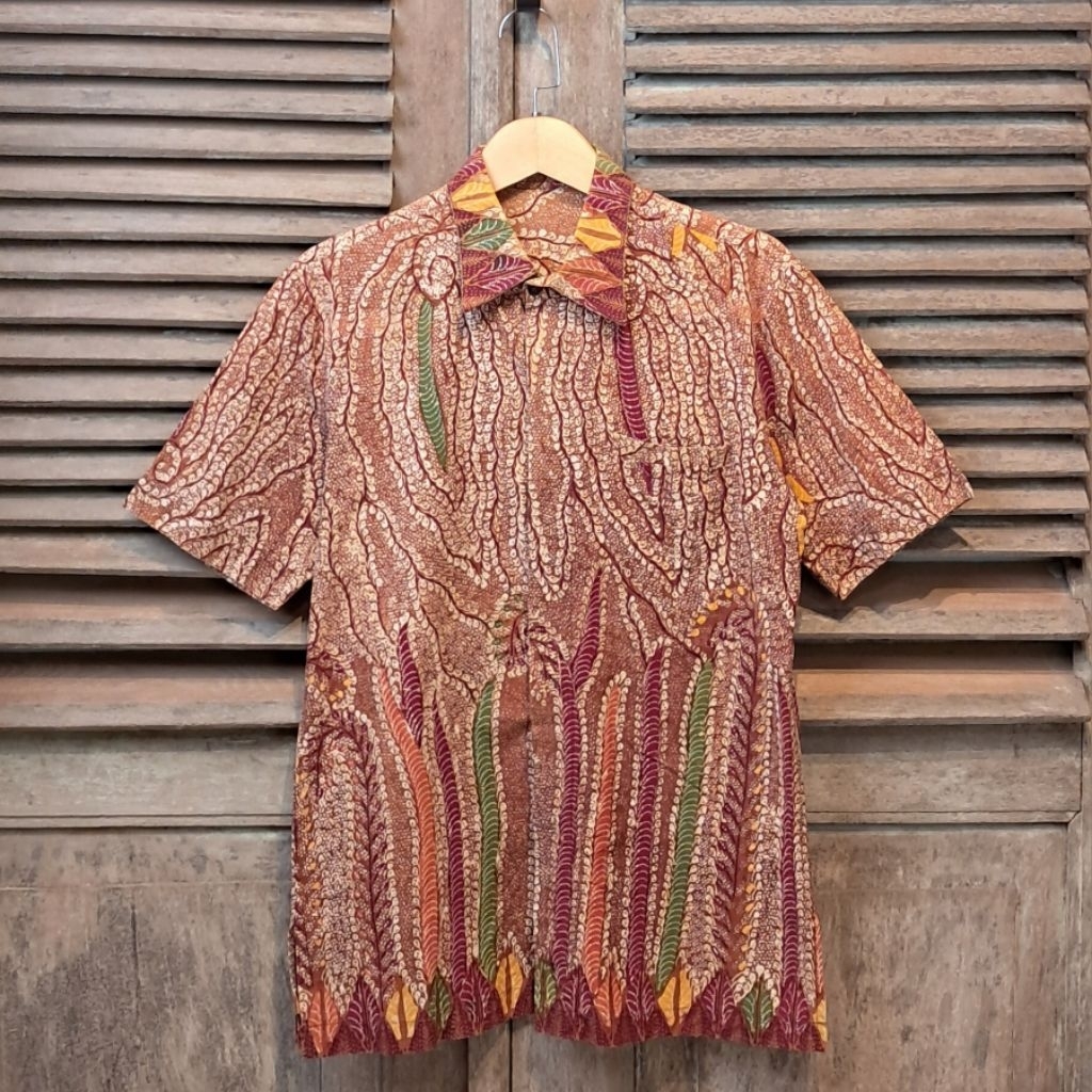 PRELOVED KEMEJA BATIK LD100 I CODE SP1019