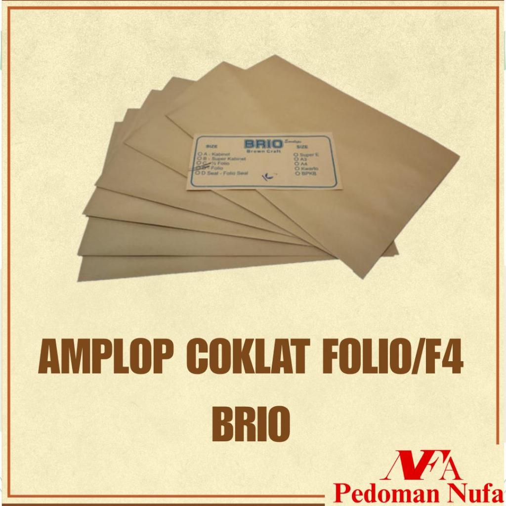 AMPLOP COKLAT FOLIO BRIO/PAK
